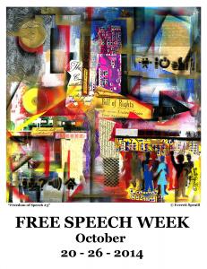 Media Institute showcases FREEDOM OF SPEECH SERIES by Everett Spruill